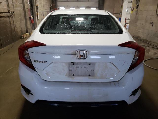 19XFC2F50JE204239 - 2018 HONDA CIVIC LX WHITE photo 6