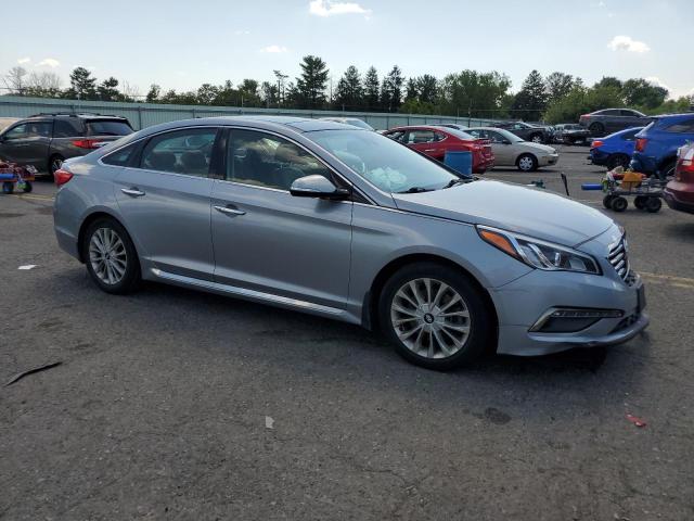 5NPE34AF7FH249205 - 2015 HYUNDAI SONATA SPORT SILVER photo 4