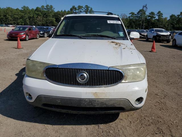 5GADT13S542431750 - 2004 BUICK RAINIER CXL WHITE photo 5