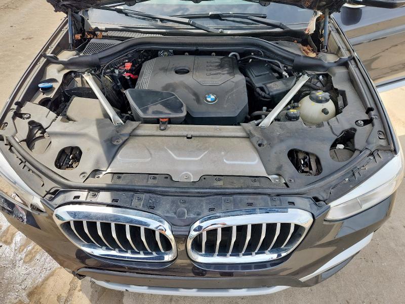 5UXTY3C03LLU71127 - 2020 BMW X3 SDRIVE30I GRAY photo 12