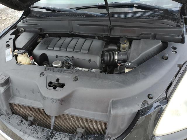 5GAKRBED1BJ337040 - 2011 BUICK ENCLAVE CXL BLACK photo 12
