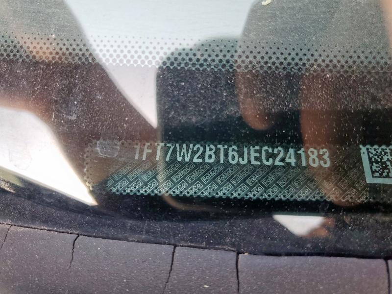 1FT7W2BT6JEC24183 - 2018 FORD F250 SUPER DUTY BLACK photo 12