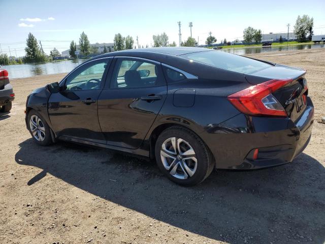 2HGFC2F60HH031010 - 2017 HONDA CIVIC LX BLACK photo 2