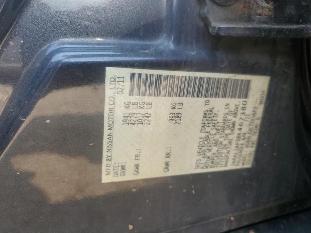 1N4AL2AP3BN467380 - 2011 NISSAN ALTIMA BASE BLACK photo 13