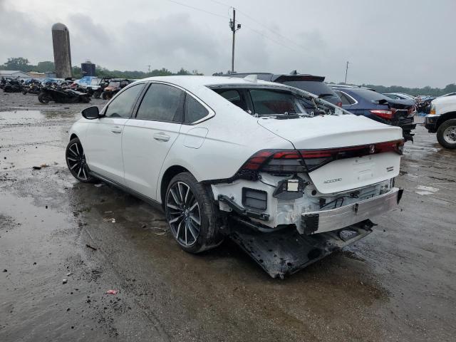 1HGCY2F89PA009607 - 2023 HONDA ACCORD TOURING HYBRID WHITE photo 2