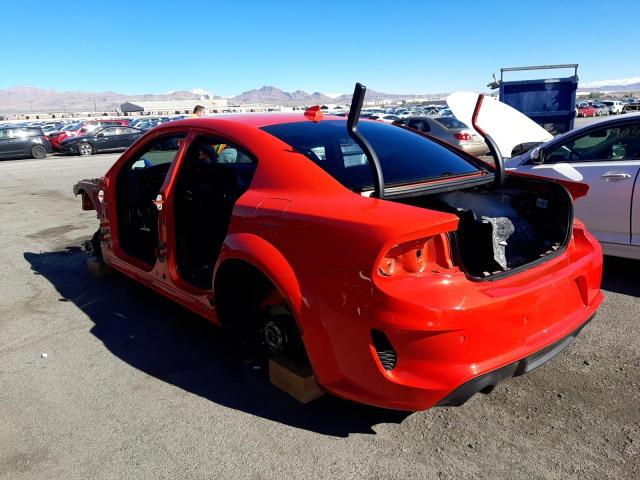 2C3CDXL96MH590425 - 2021 DODGE CHARGER SRT HELLCAT ORANGE photo 3