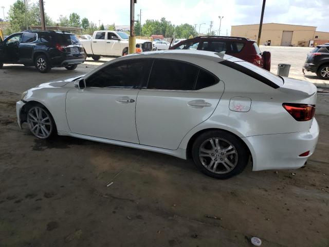 JTHBK262695094343 - 2009 LEXUS IS 250 WHITE photo 2