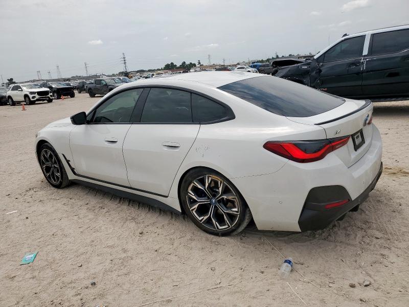 WBY43AW04RFS40425 - 2024 BMW I4 EDRIVE 35 WHITE photo 2