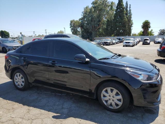 3KPA24AD0NE485990 - 2022 KIA RIO LX BLACK photo 4