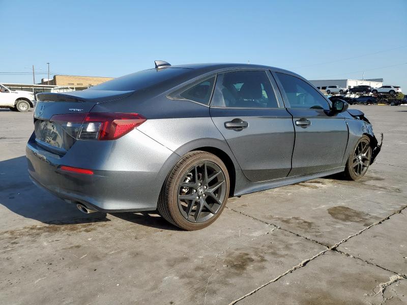 2HGFE2F54SH501936 - 2025 HONDA CIVIC SPORT GRAY photo 3