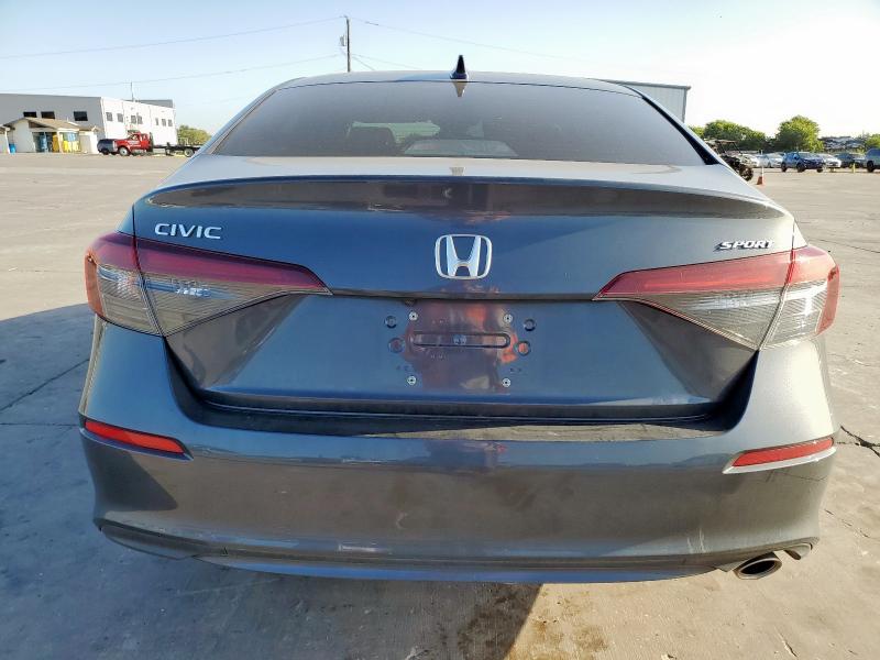 2HGFE2F54SH501936 - 2025 HONDA CIVIC SPORT GRAY photo 6