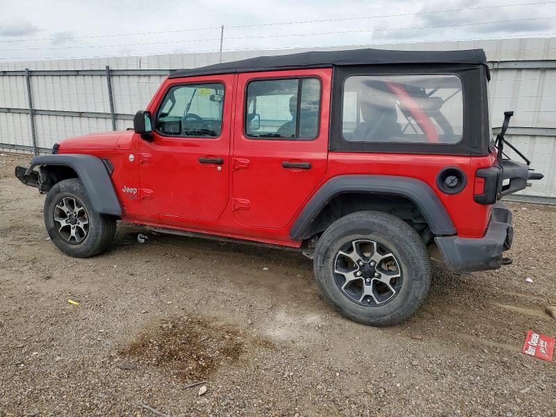 1C4HJXDN5JW198071 - 2018 JEEP WRANGLER U SPORT RED photo 2