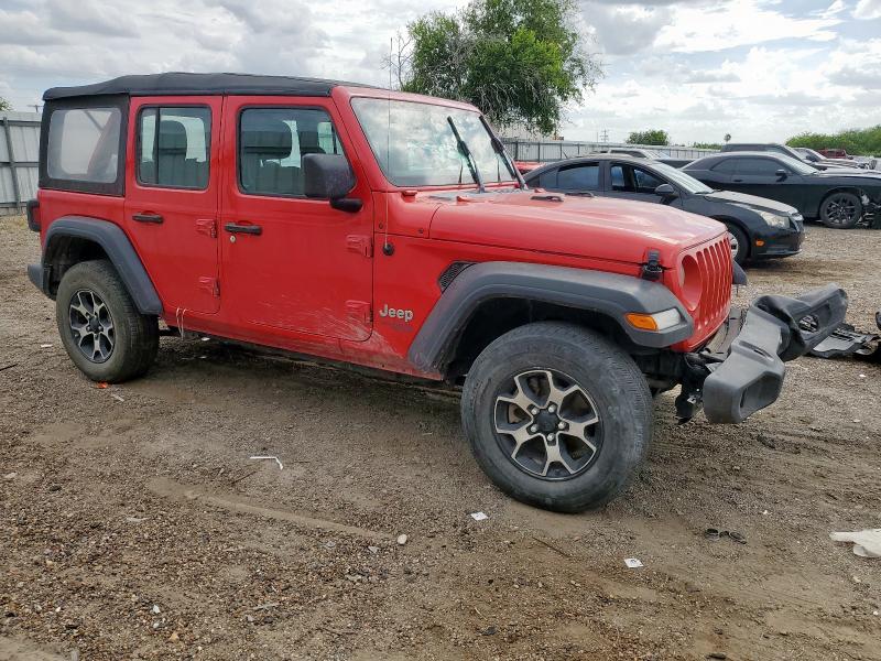 1C4HJXDN5JW198071 - 2018 JEEP WRANGLER U SPORT RED photo 4