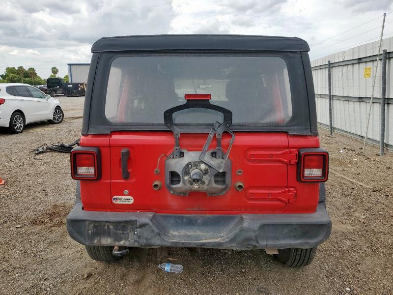 1C4HJXDN5JW198071 - 2018 JEEP WRANGLER U SPORT RED photo 6