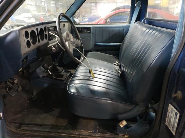 1GCCT14B3E2119968 - 1984 CHEVROLET S-10 S10 BLUE photo 7