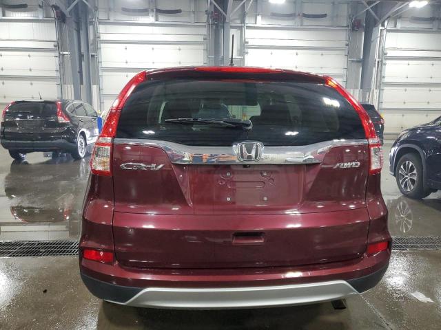 5J6RM4H55GL058546 - 2016 HONDA CR-V EX MAROON photo 6