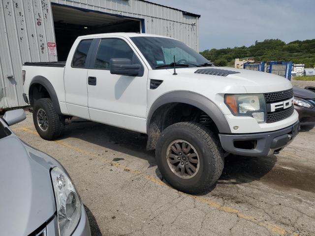 1FTEX1EV4AFA55965 - 2010 FORD F 150 SUPER CAB WHITE photo 4