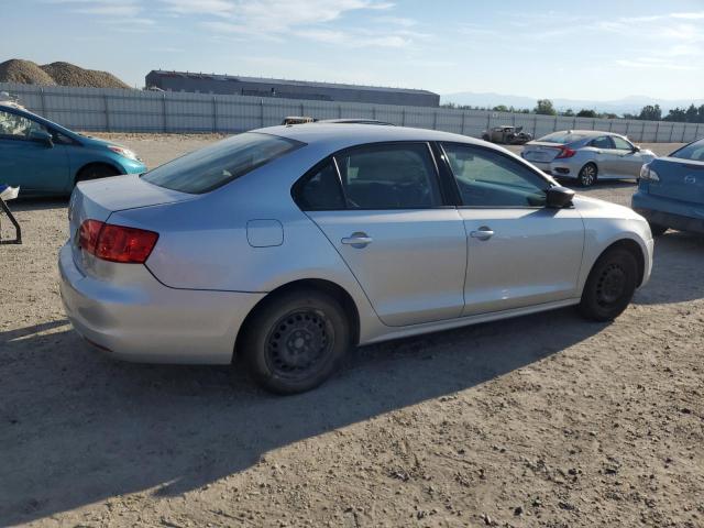 3VW1K7AJ1EM204502 - 2014 VOLKSWAGEN JETTA BASE SILVER photo 3