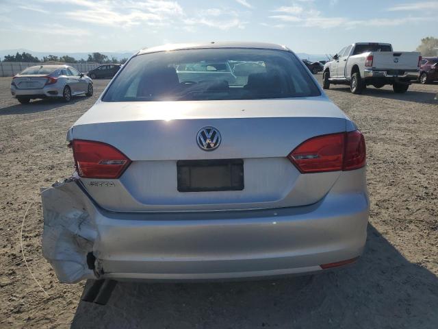 3VW1K7AJ1EM204502 - 2014 VOLKSWAGEN JETTA BASE SILVER photo 6