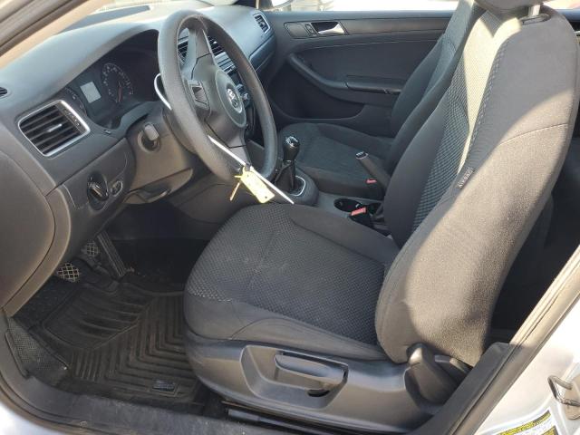 3VW1K7AJ1EM204502 - 2014 VOLKSWAGEN JETTA BASE SILVER photo 7