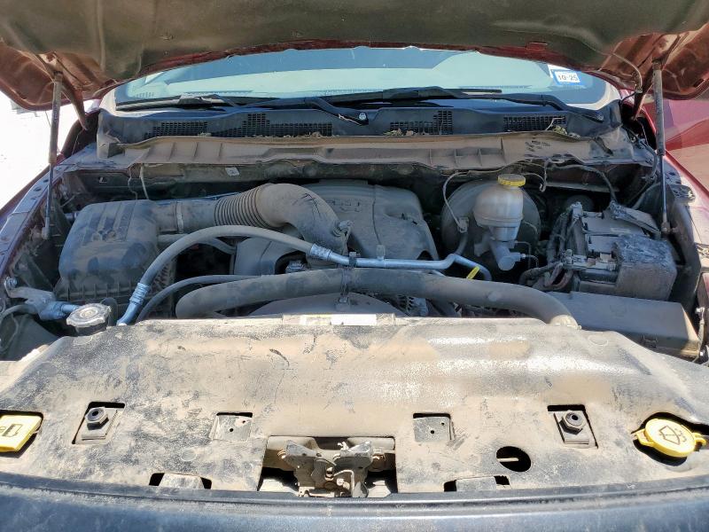 1C6RR6LT4KS705016 - 2019 RAM 1500 CLASS SLT MAROON photo 11