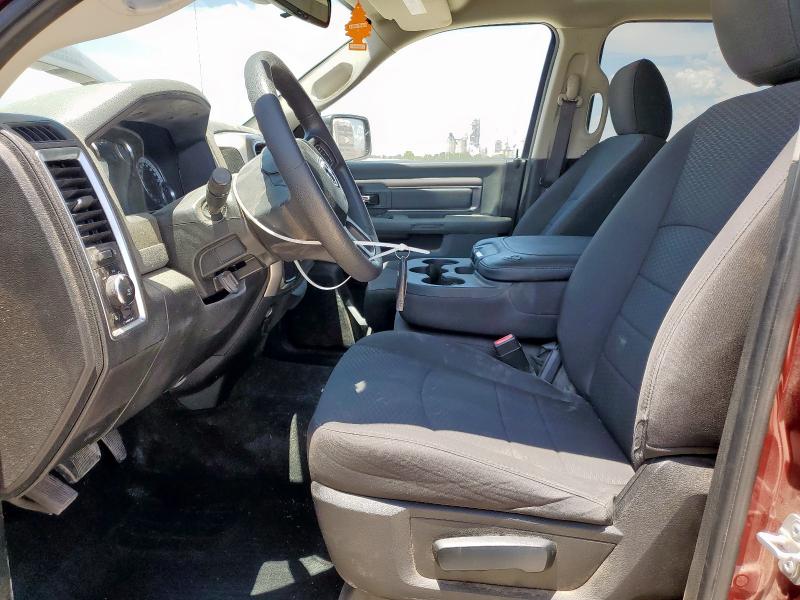 1C6RR6LT4KS705016 - 2019 RAM 1500 CLASS SLT MAROON photo 7