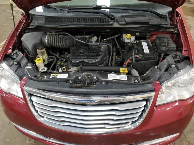2C4RC1CG5FR674074 - 2015 CHRYSLER TOWN & COU TOURING L BURGUNDY photo 12