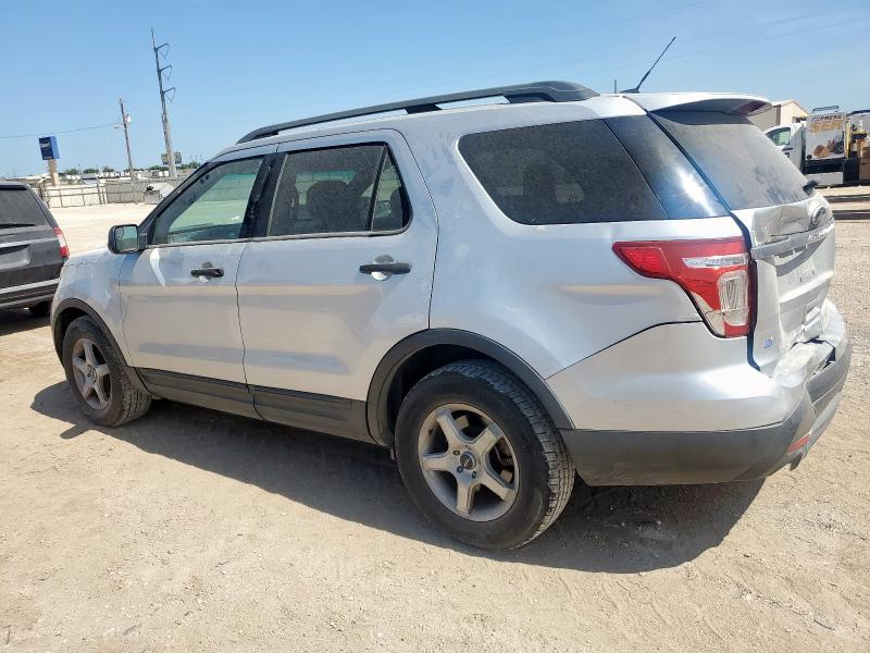 1FM5K7B85DGB77275 - 2013 FORD EXPLORER فضي صورة 2