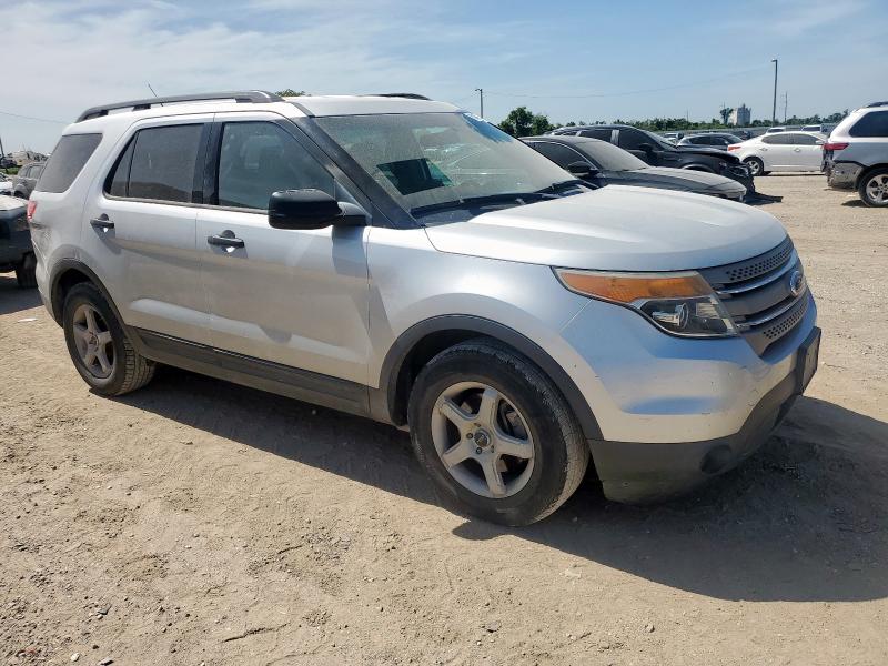 1FM5K7B85DGB77275 - 2013 FORD EXPLORER فضي صورة 4