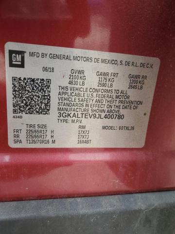 3GKALTEV9JL400780 - 2018 GMC TERRAIN SLE 红色 照片 13