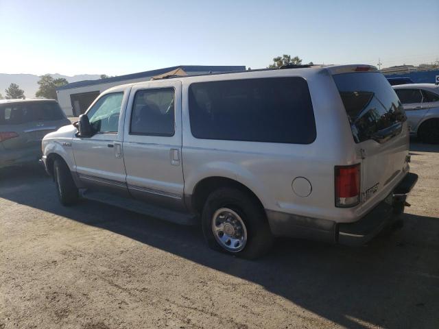 1FMNU40L31ED82066 - 2001 FORD EXCURSION XLT SILVER photo 2