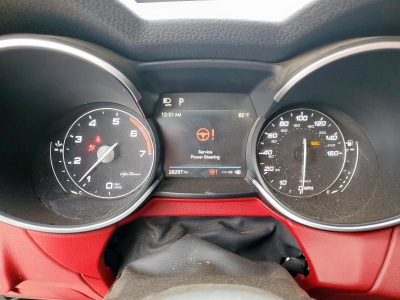 ZASPAKBN9K7C30198 - 2019 ALFA ROMEO STELVIO TI WHITE photo 9