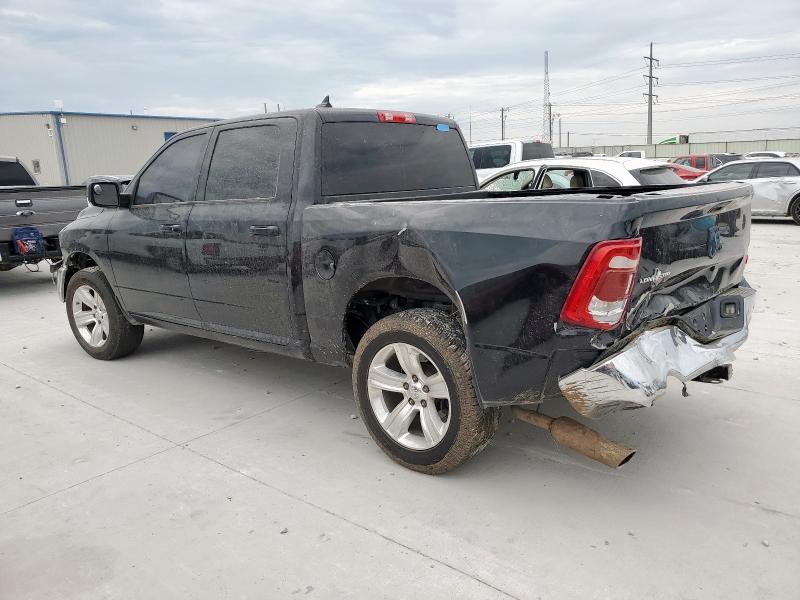 1C6RR6LT1KS529154 - 2019 RAM 1500 CLASSIC SLT Чорний фото 2