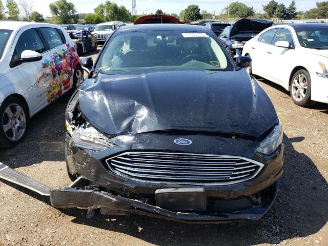 3FA6P0LU7HR374465 - 2017 FORD FUSION SE HYBRID BLACK photo 5