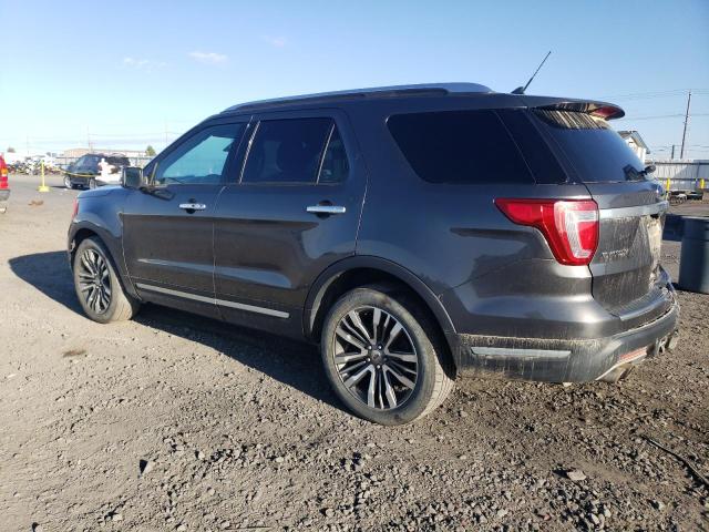 1FM5K8HT5JGC55390 - 2018 FORD EXPLORER PLATINUM CHARCOAL photo 2