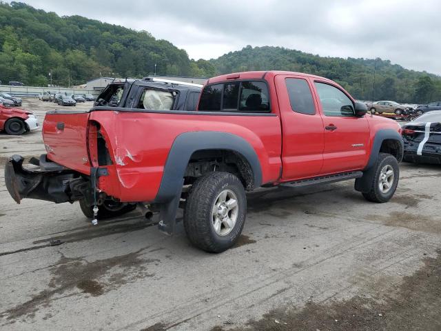 5TEUU42N07Z413018 - 2007 TOYOTA TACOMA ACCESS CAB Қызыл фото 3