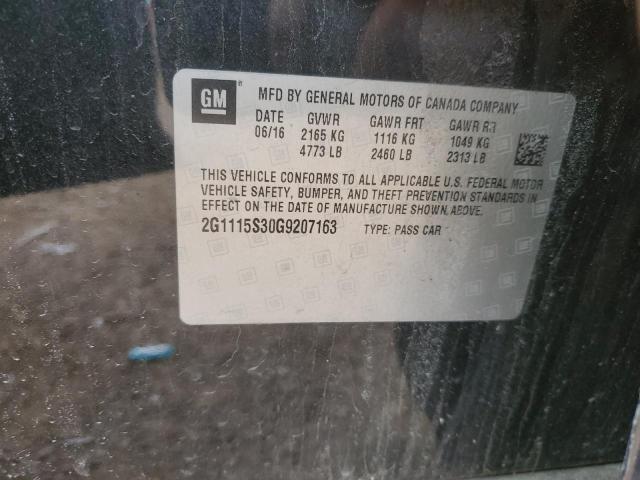 2G1115S30G9207163 - 2016 CHEVROLET IMPALA LT BLACK photo 24