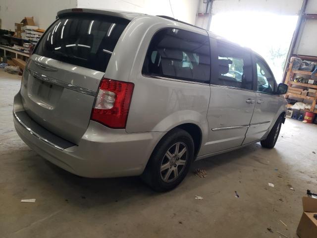 2C4RC1CG6CR181354 - 2012 CHRYSLER TOWN & COU TOURING L SILVER photo 3