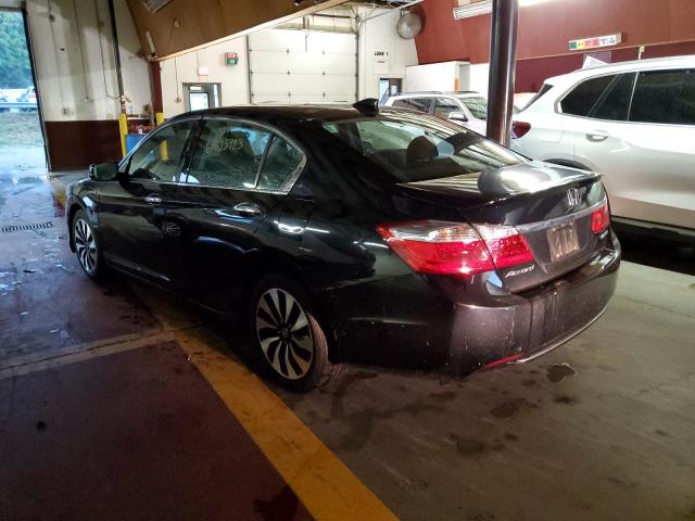 1HGCR6F50FA010153 - 2015 HONDA ACCORD HYBRID EXL BLACK photo 2