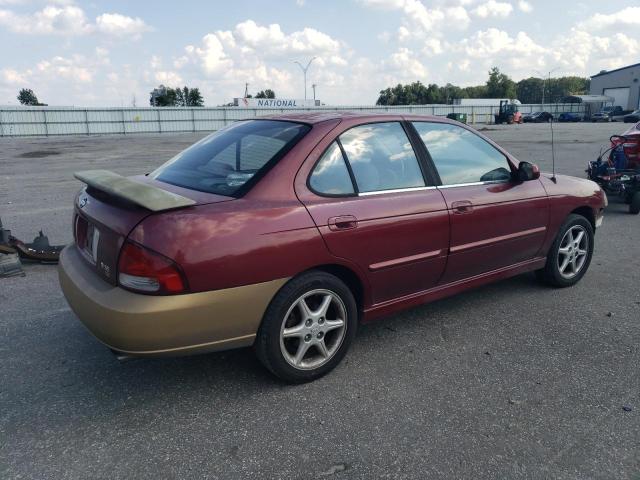 3N1BB51D81L111954 - 2001 NISSAN SENTRA SE BURGUNDY photo 3