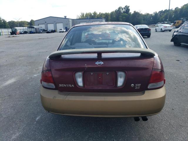 3N1BB51D81L111954 - 2001 NISSAN SENTRA SE BURGUNDY photo 6