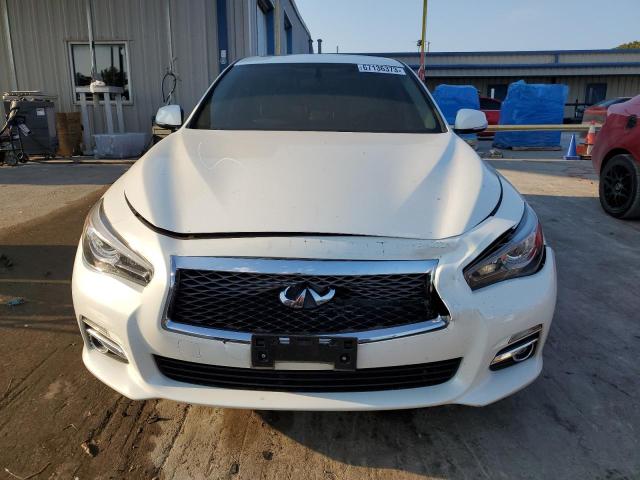 JN1BV7AR0FM418322 - 2015 INFINITI Q50 BASE WHITE photo 5