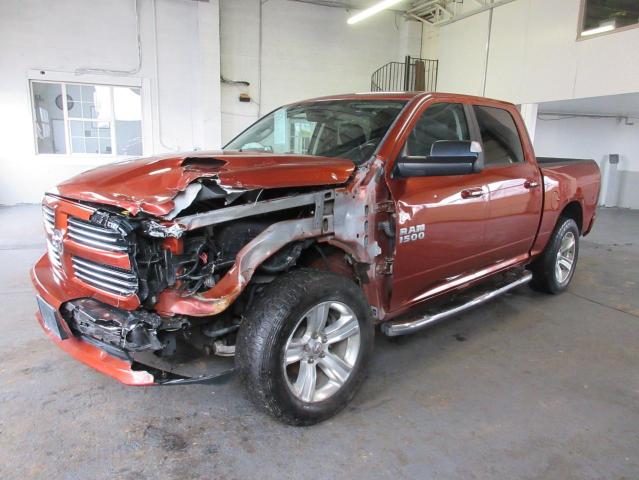 1C6RR7MT4DS614058 - 2013 RAM 1500 SPORT ORANGE photo 2