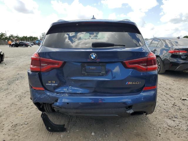 5UXTS3C57K0Z03179 - 2019 BMW X3 XDRIVEM40I BLUE photo 6