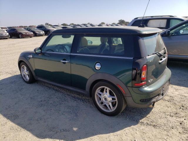 WMWMM33559TP72386 - 2009 MINI COOPER S CLUBMAN GREEN photo 2