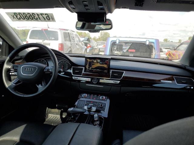 WAUR2AFD0EN007877 - 2014 AUDI A8 L QUATTRO BLACK photo 8