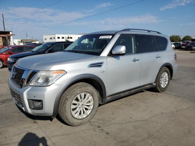 JN8AY2NC9H9506806 - 2017 NISSAN ARMADA SV SILVER photo 1