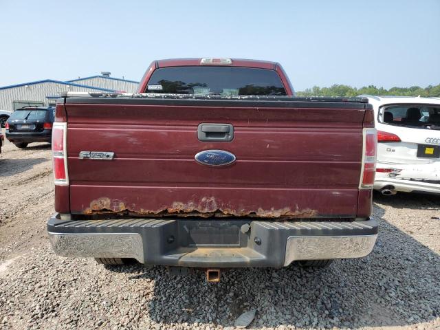 1FTPW14V79FA90332 - 2009 FORD F150 SUPERCREW BURGUNDY photo 6