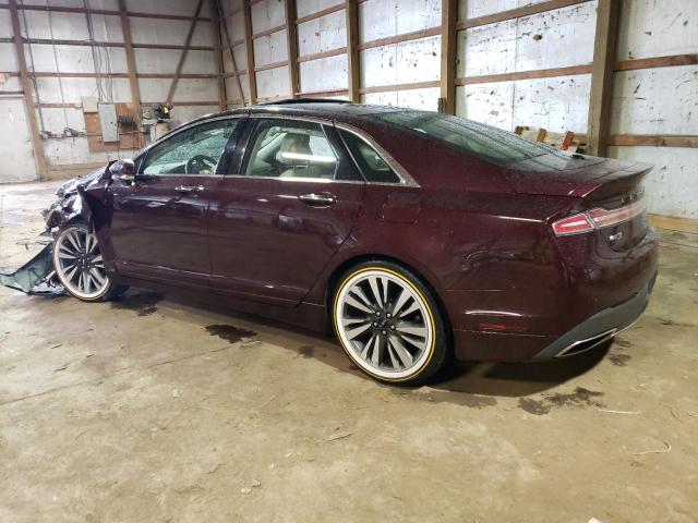 3LN6L5D95HR631499 - 2017 LINCOLN MKZ SELECT RED photo 2