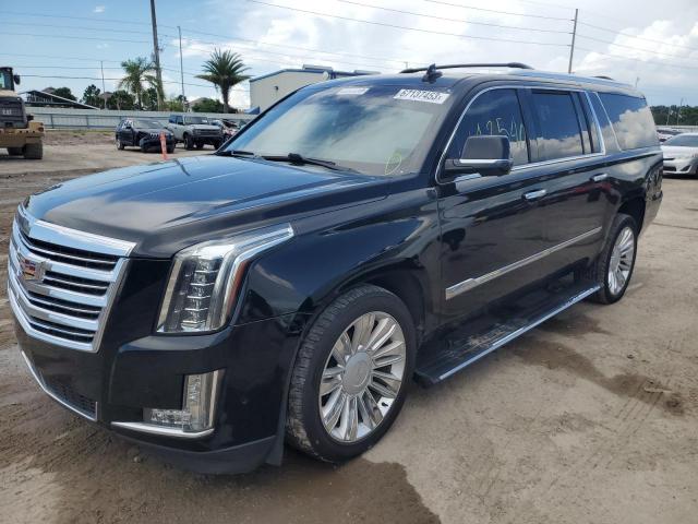 1GYS4KKJ3JR144728 - 2018 CADILLAC ESCALADE ESV PLATINUM შავი ფოტო 1